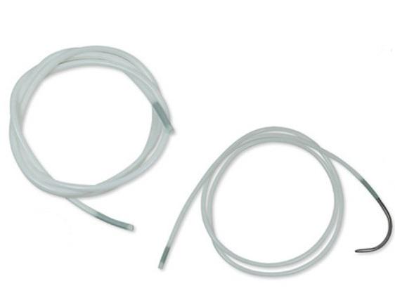 Силіконова трубка з діаметром 1,1 мм, Дві тупокінцеві голки 24мм, 3/8, 2 шт по 45см